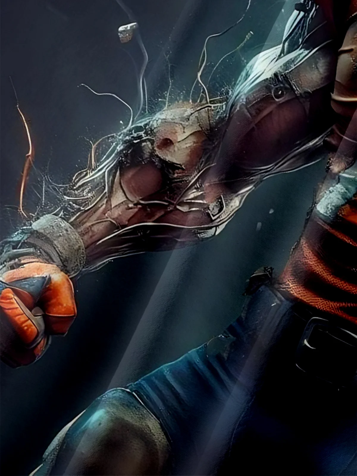 Moisture-wicking American Football Denver Art Mustang Chest Pocket Casual Shirt