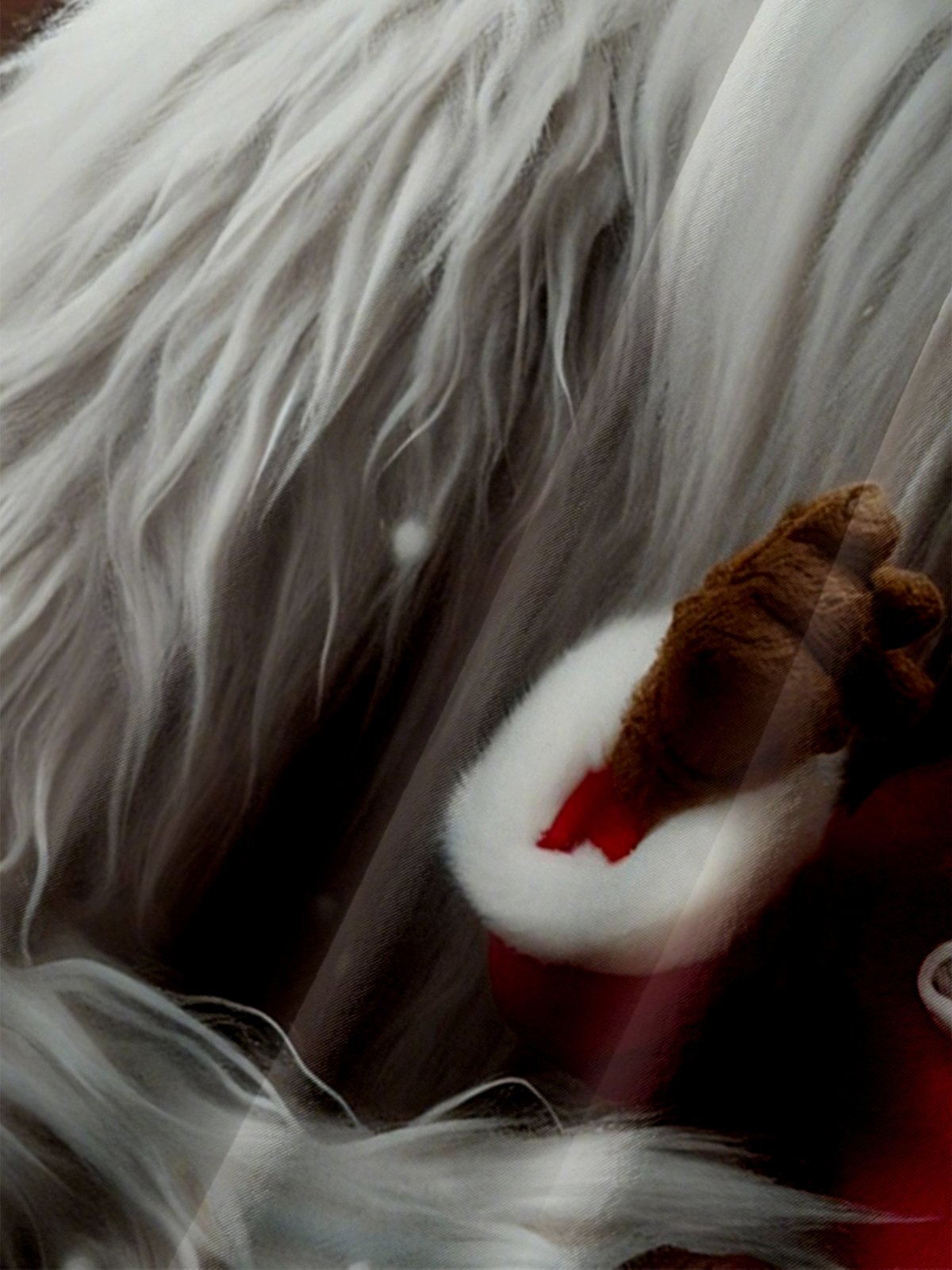 Moisture-wicking Christmas Snowman Santa Claus Chest Pocket Casual Shirt