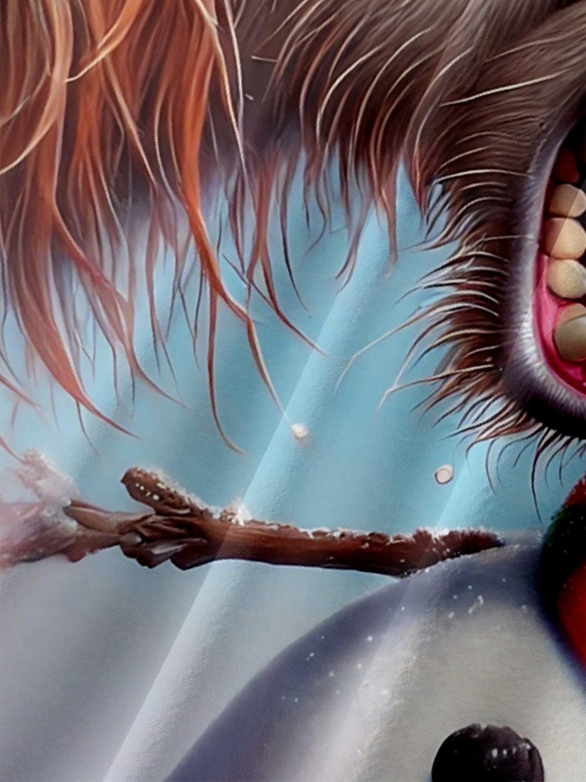 Moisture-wicking Christmas Horse And Snowman Fun Chest Pocket Casual Shirt