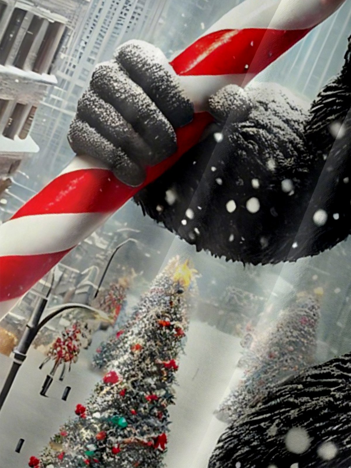 Moisture-wicking Christmas Fun Gorilla King Chest Pocket Casual Shirt