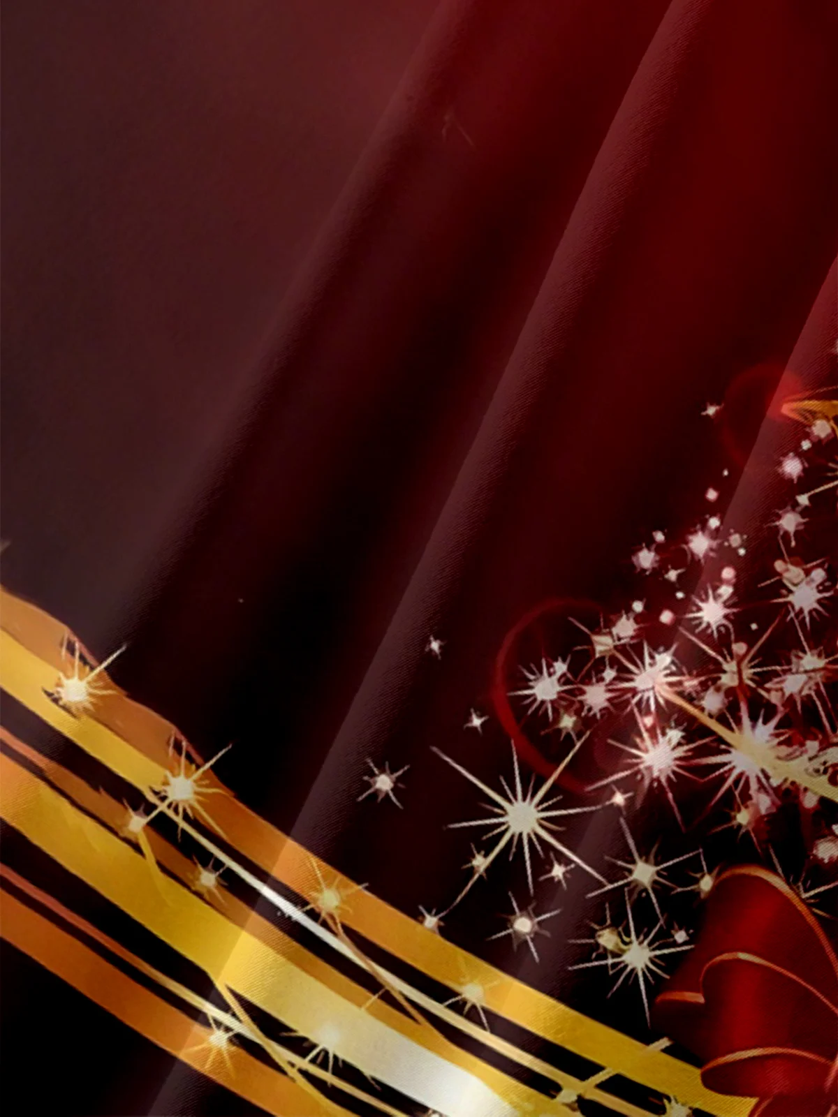 Moisture-wicking Christmas Art Christmas Tree Chest Pocket Casual Shirt