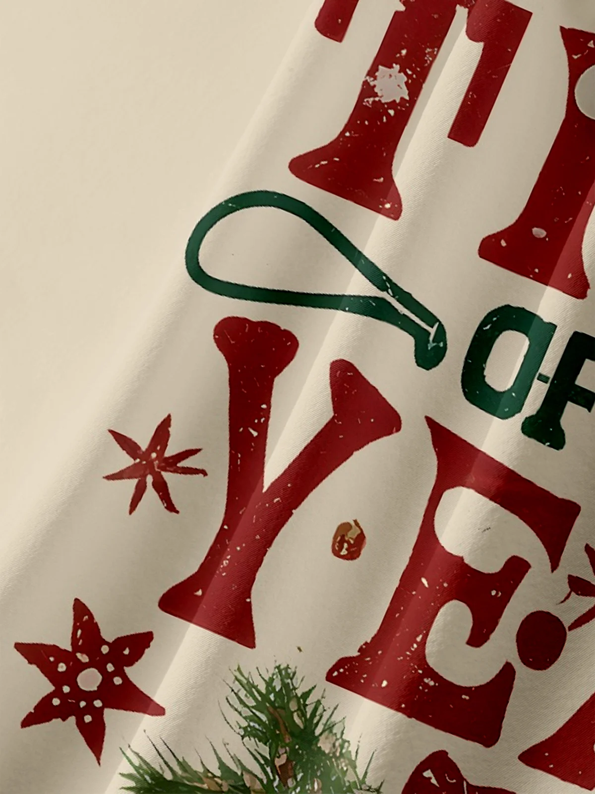 Moisture-wicking Christmas Fun Slogans Chest Pocket Casual Shirt