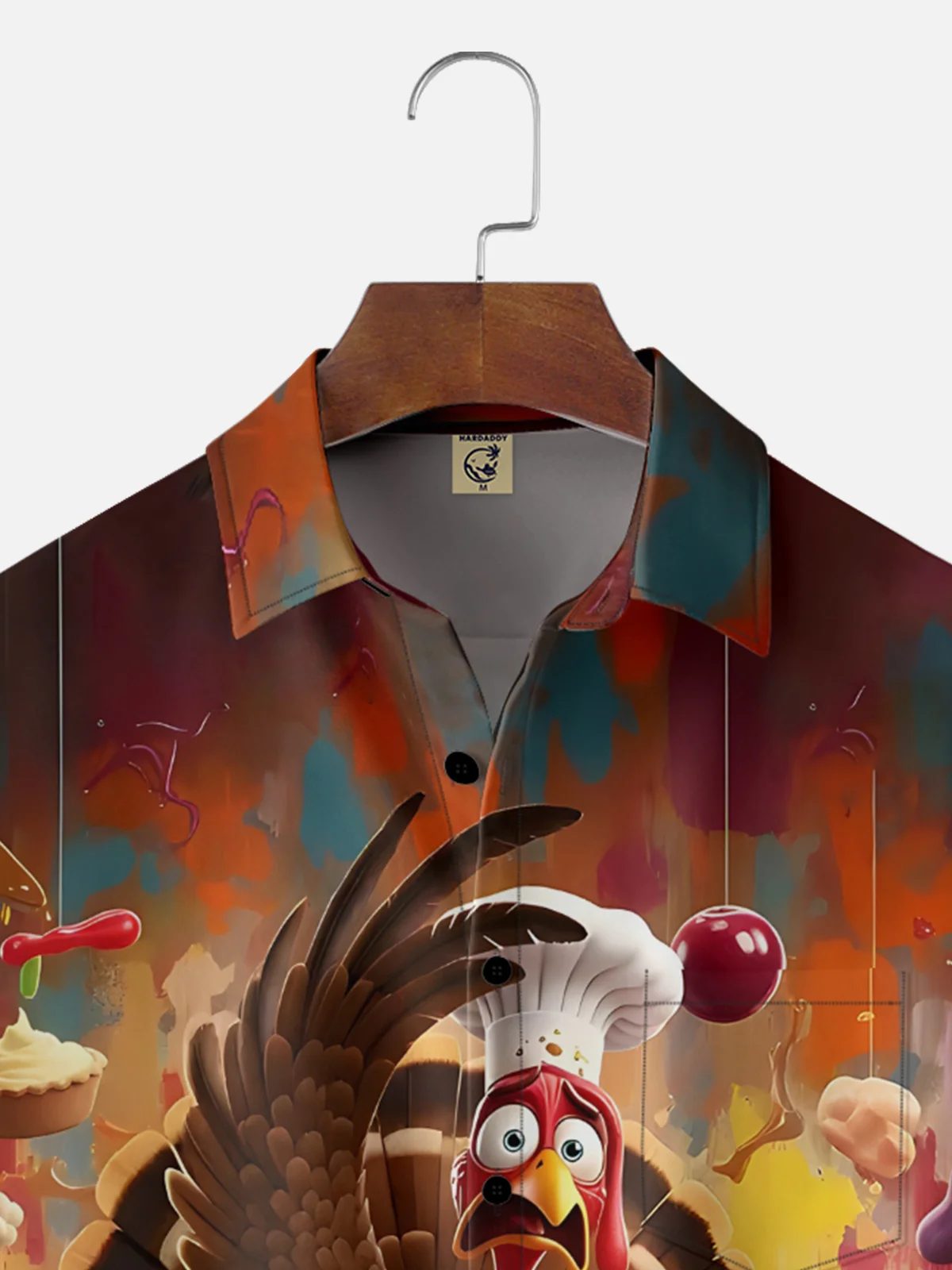 Moisture-wicking Thanksgiving Not A Turkey Chest Pocket Casual Shirt