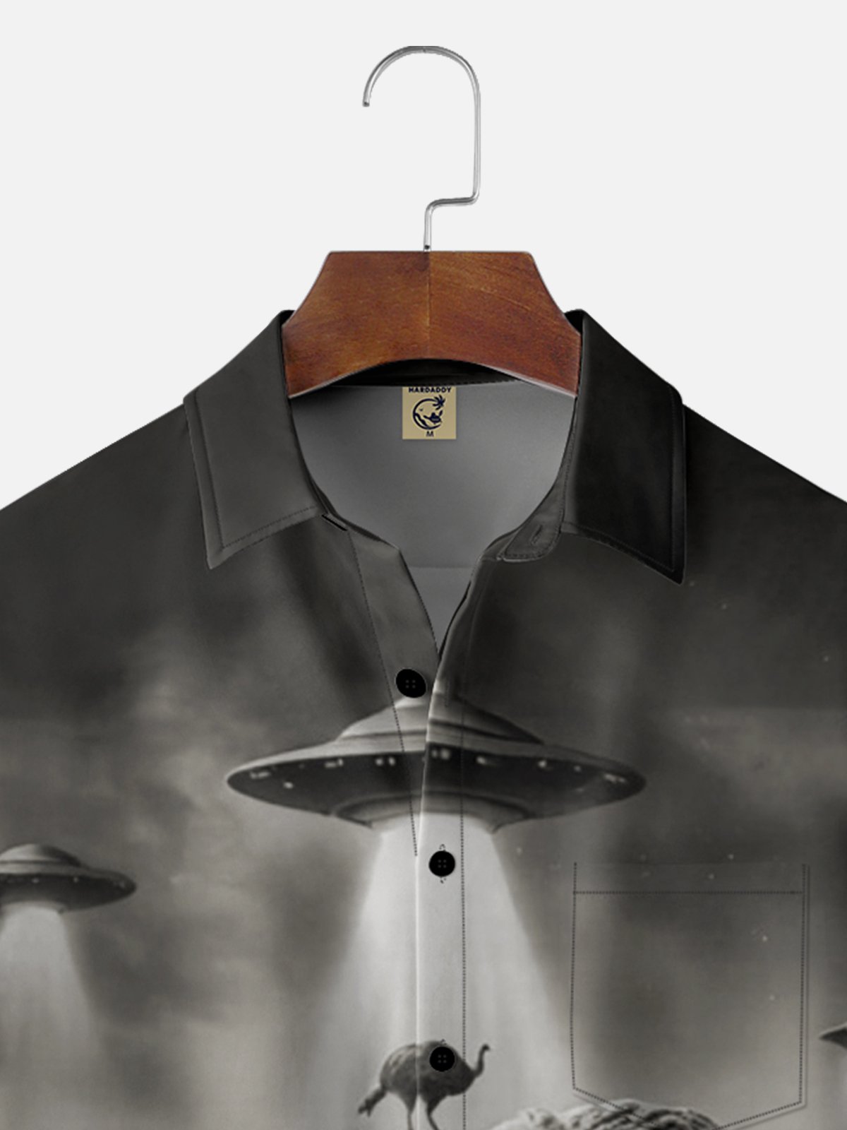 Moisture Wicking Thanksgiving Fun Turkey Chest Pocket Hawaiian Shirt