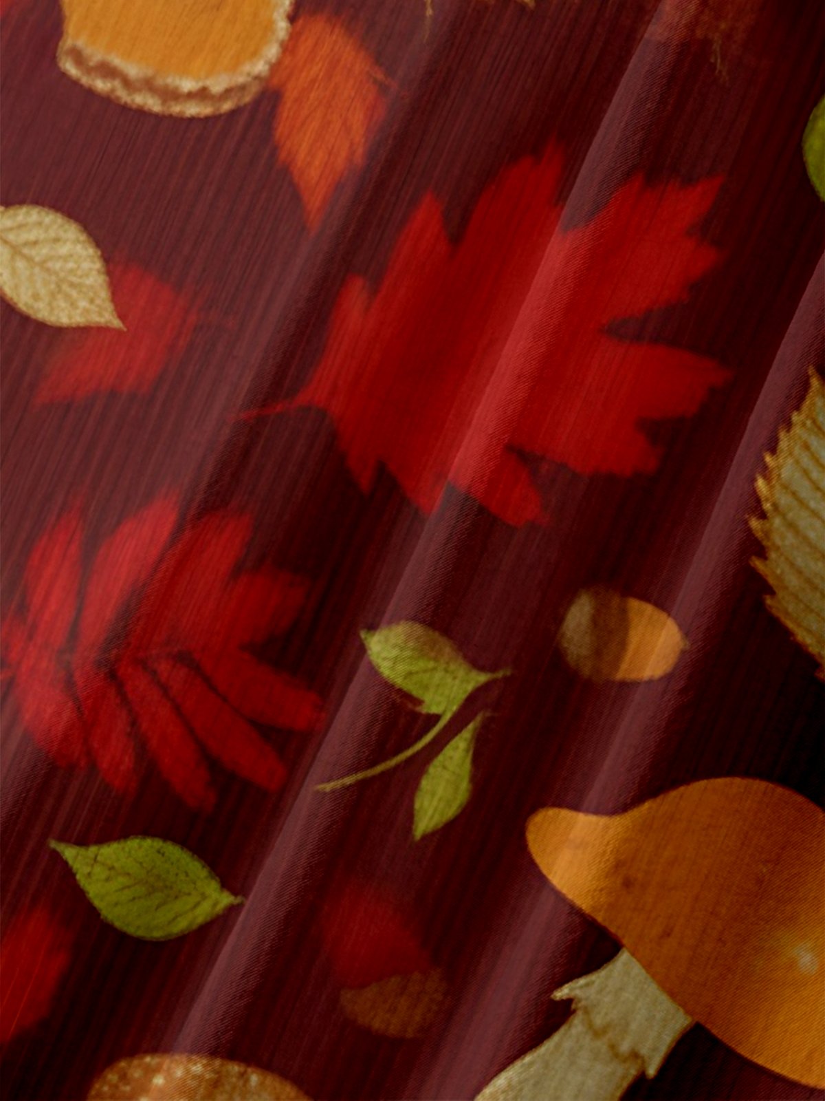 Moisture-wicking Thanksgiving Maple Chest Pocket Casual Shirt