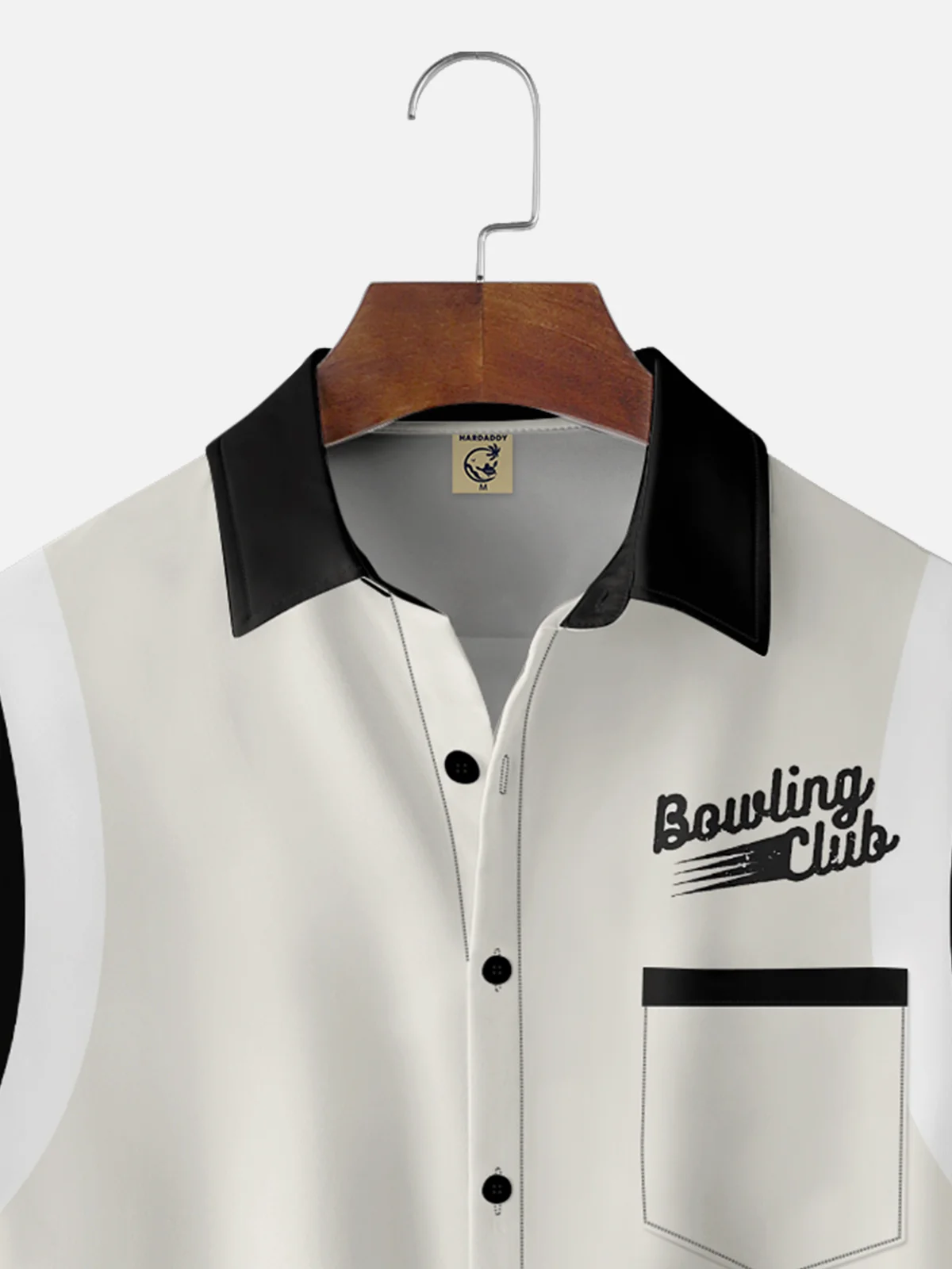 Moisture Wicking Color-Blocked Bowling Chest Bag Hawaiian Shirt