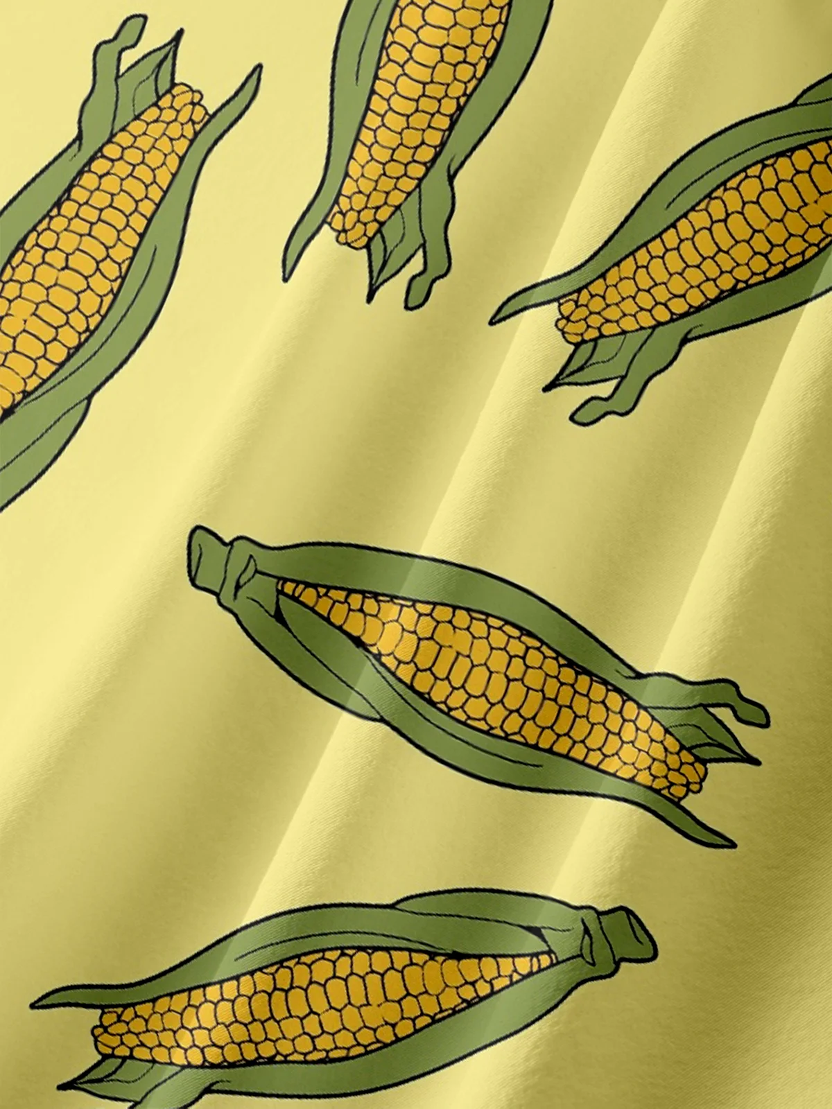 Hardaddy X Valentina Bjekovic Moisture-wicking Thanksgiving Corn Harvest Chest Pocket Casual Shirt