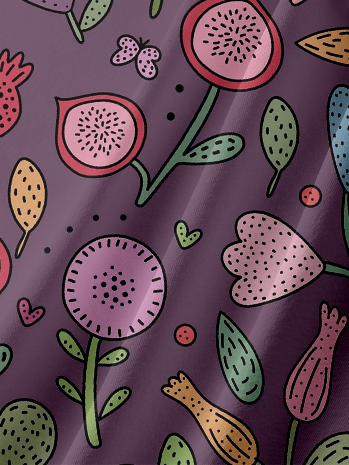 Hardaddy X Valentina Bjekovic Moisture-wicking Floral Chest Pocket Casual Shirt