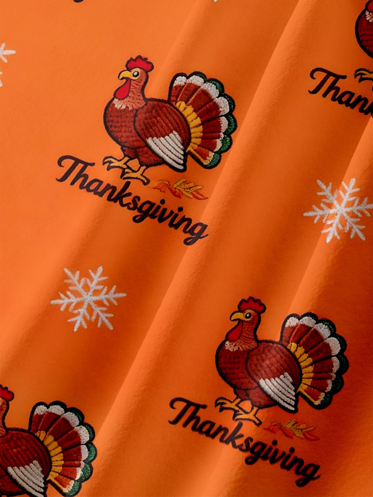 Moisture-wicking Turkey Thanksgiving Chest Pocket Casual Shirt