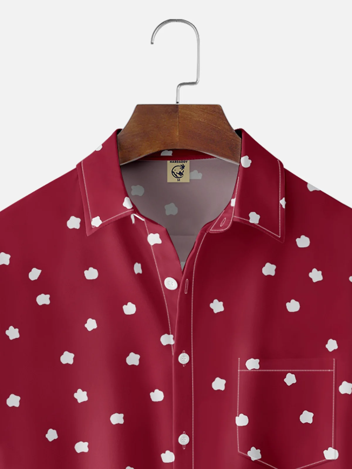 Hardaddy X Valentina Bjekovic Moisture-wicking Christmas House Chest Pocket Casual Shirt