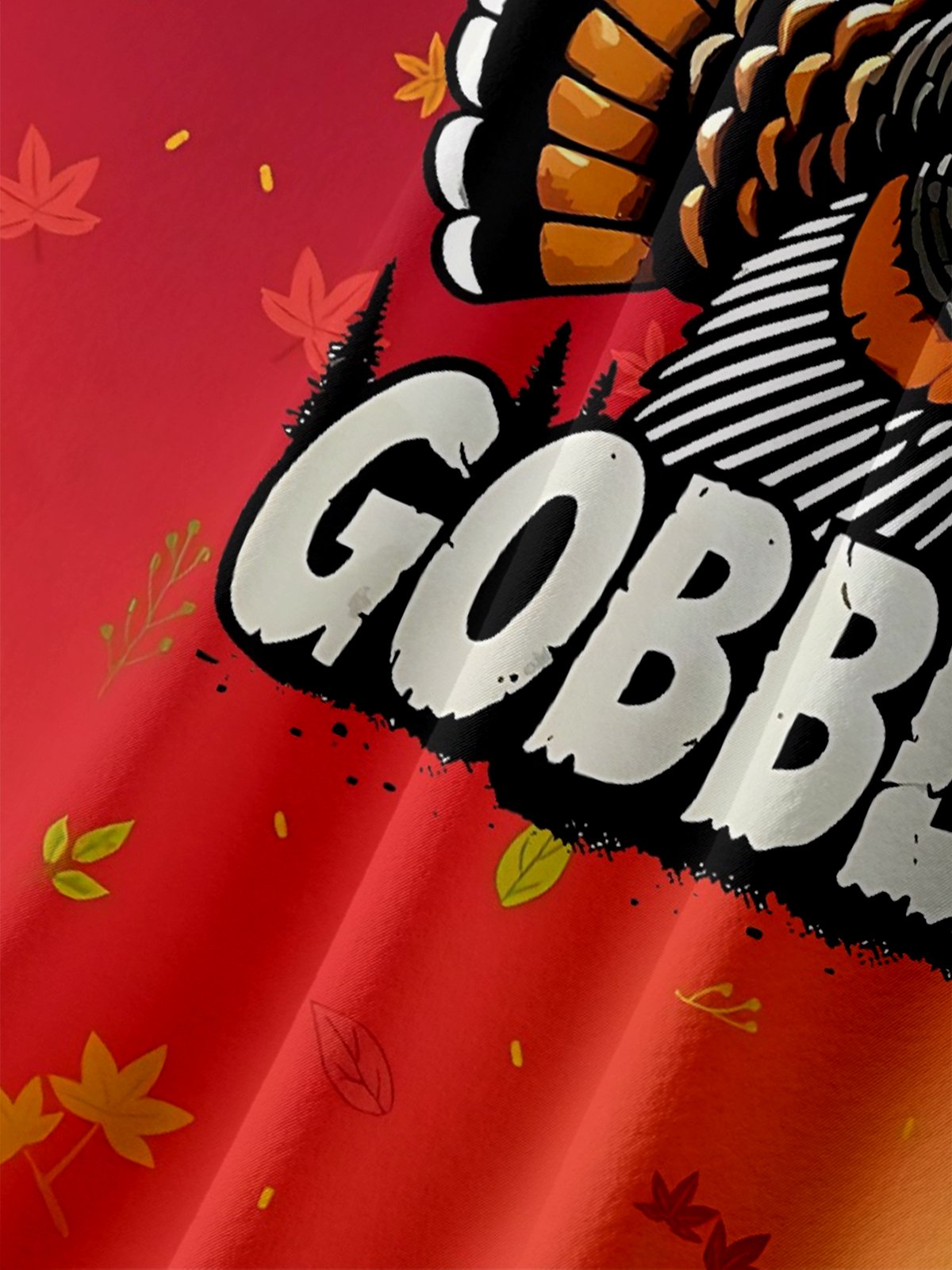 Moisture-Wicking Thanksgiving Turkey Airplane Battle Chest Pocket Hawaiian Shirt