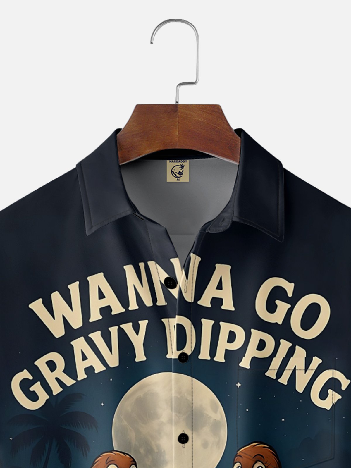 Moisture-Wicking Thanksgiving Fun Turkey Chest Pocket Hawaiian Shirt