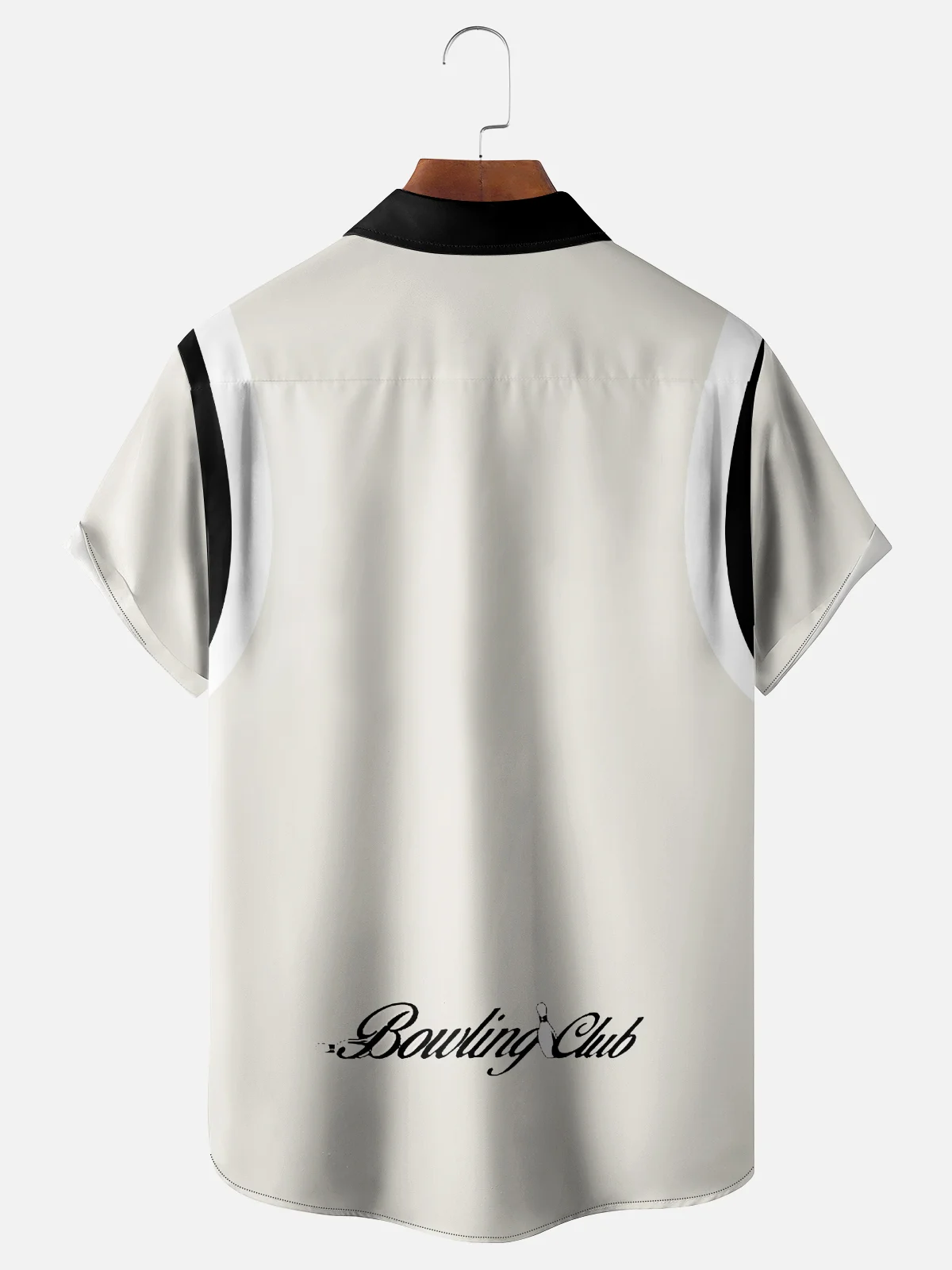 Moisture Wicking Color-Blocked Bowling Chest Bag Hawaiian Shirt