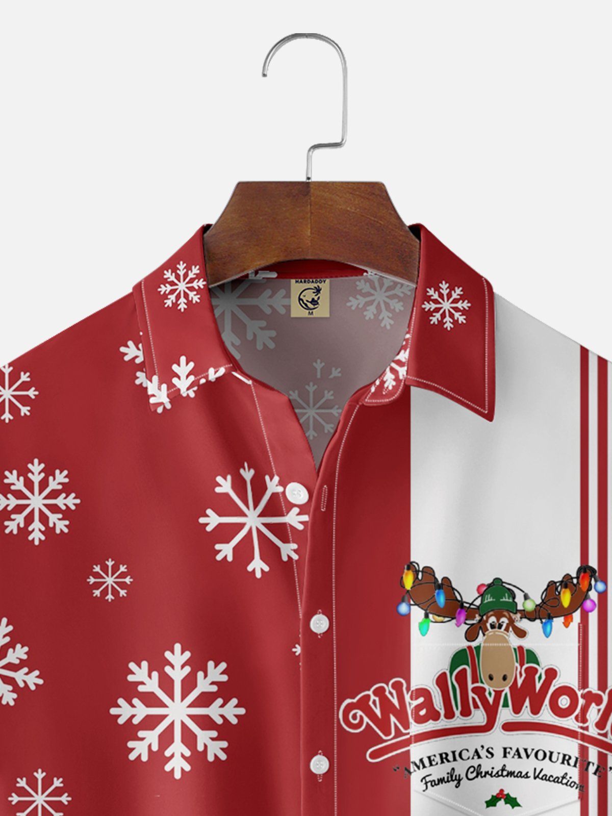 Moisture Wicking Wally World Family Christmas Vacation Chest Pocket Bowling Shirt