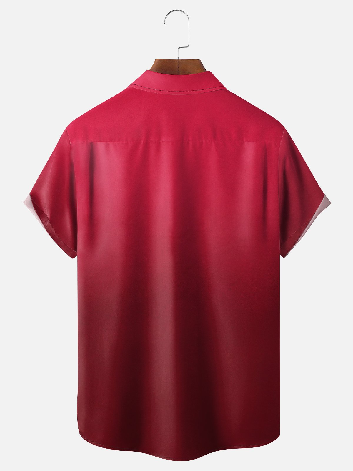 Moisture Wicking Merry Christmas Coconut Tree Santa Claus Golf Ball Chest Pocket Hawaiian Shirt