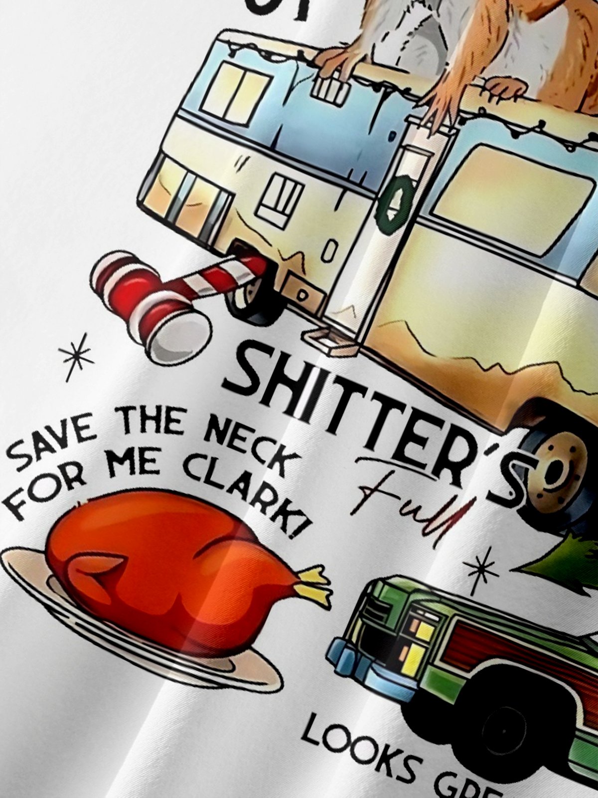 Tall Size Moisture Wicking Christmas Griswold Chest Pocket Hawaiian Shirt