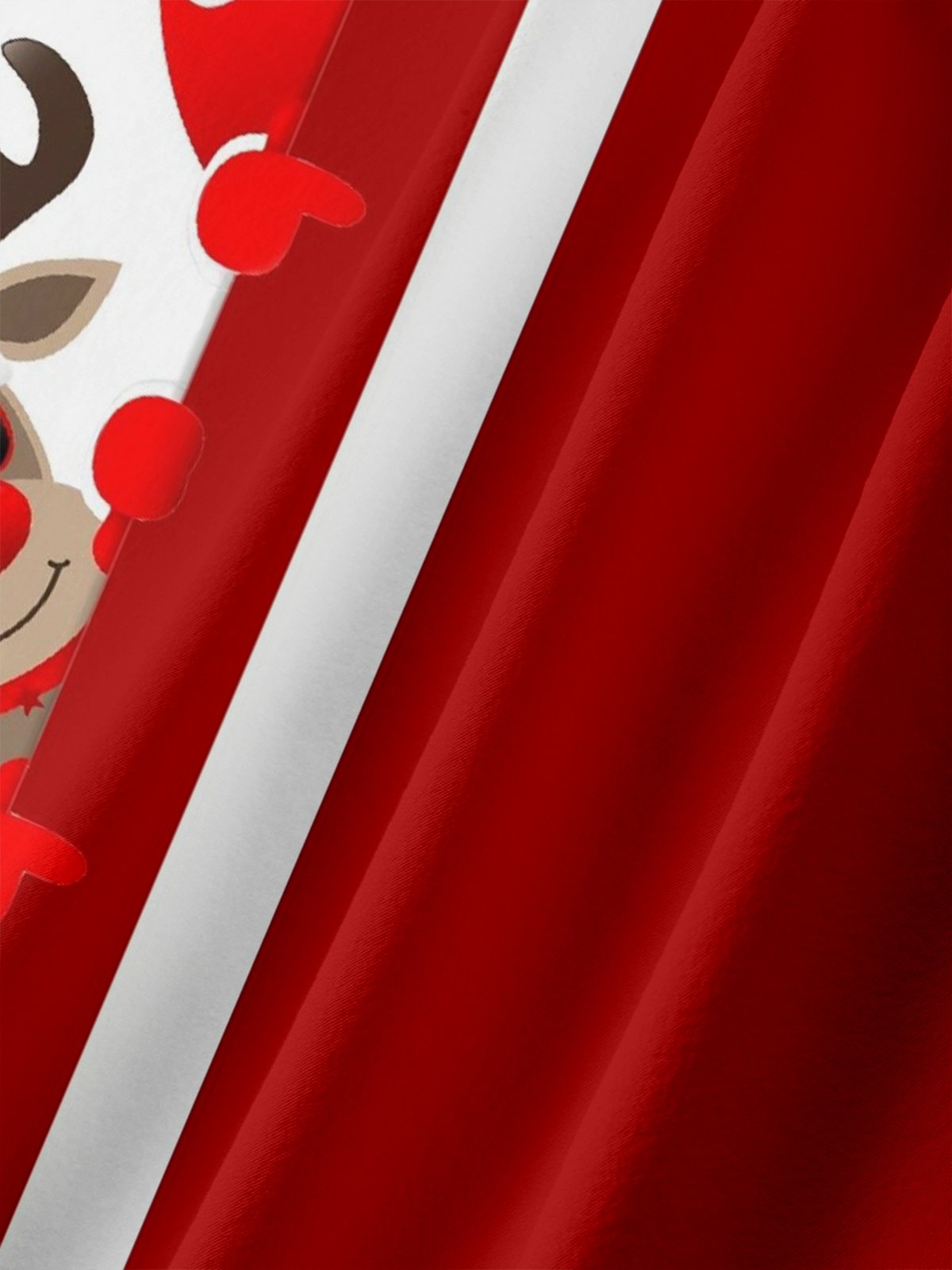 Big Size Moisture-wicking Christmas Santa Claus Chest Pocket Casual Shirt