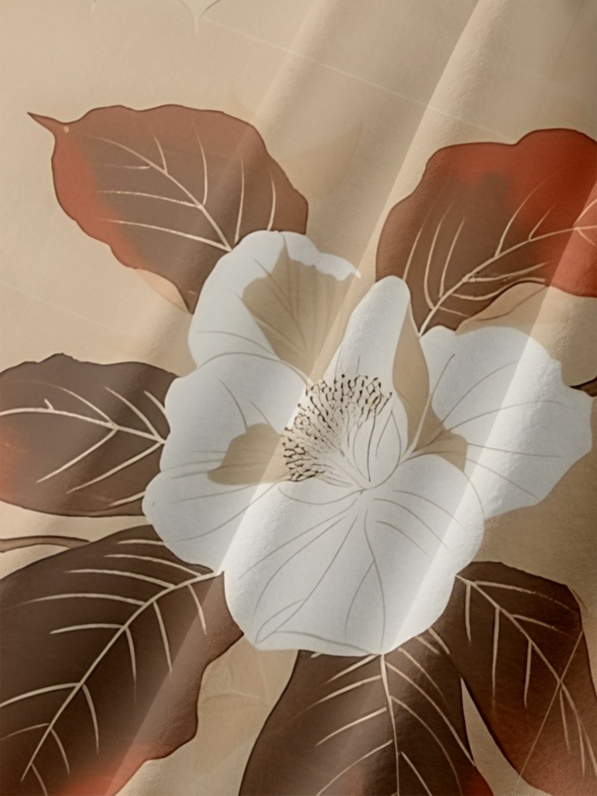 Moisture Wicking Japanese Cultural Floral Gradient Chest Pocket Hawaiian Shirt