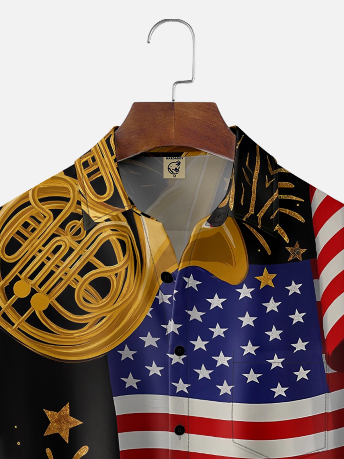 Moisture Wicking Happy New Year Hawaiian Shirt with Chest Pocket