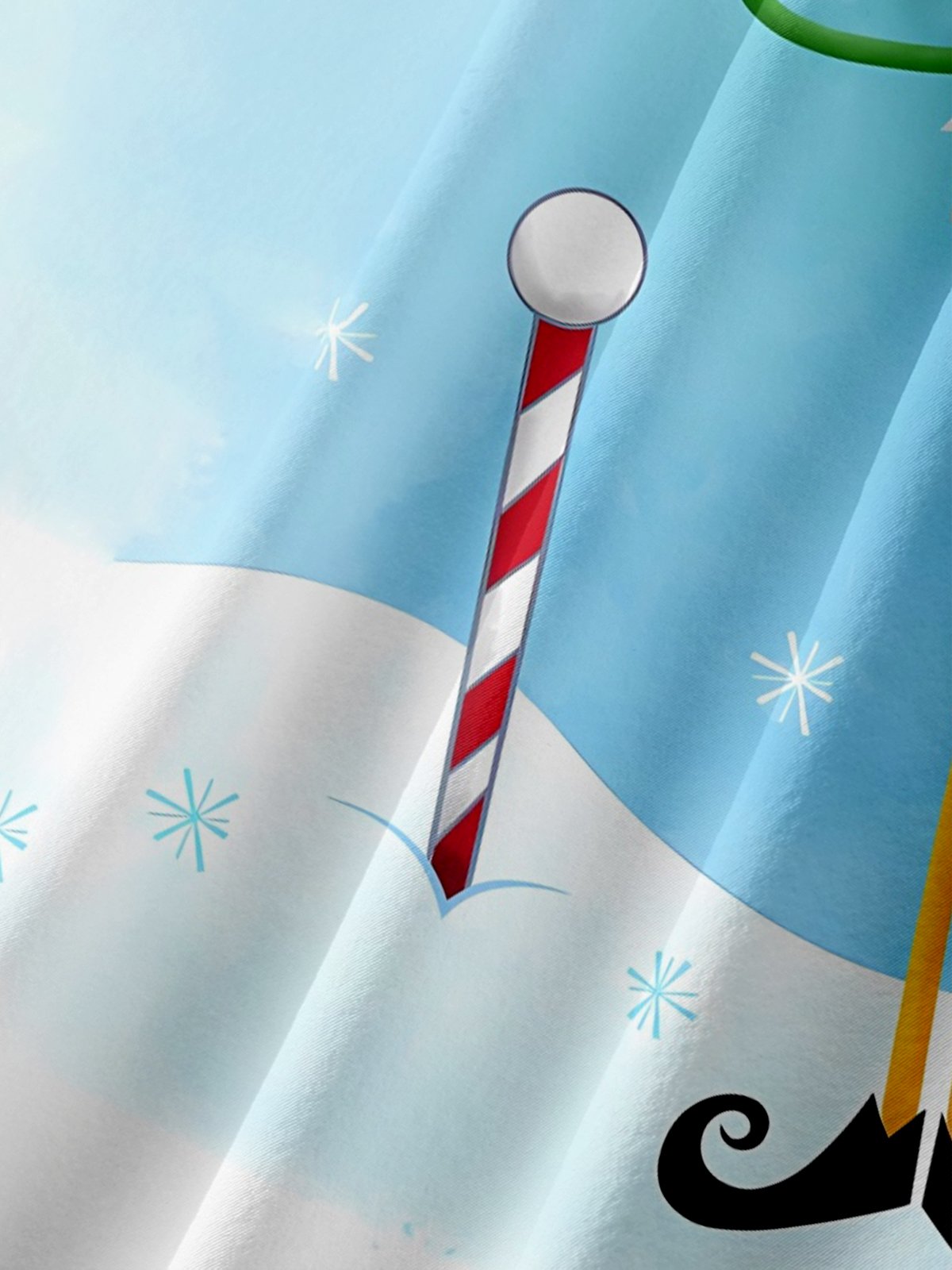 Moisture Wicking Merry Christmas Elf Chest Pocket Hawaiian Shirt