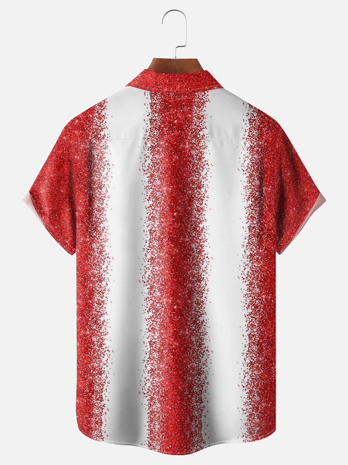 Moisture Wicking Merry Christmas Chest Pocket Bowling Shirt