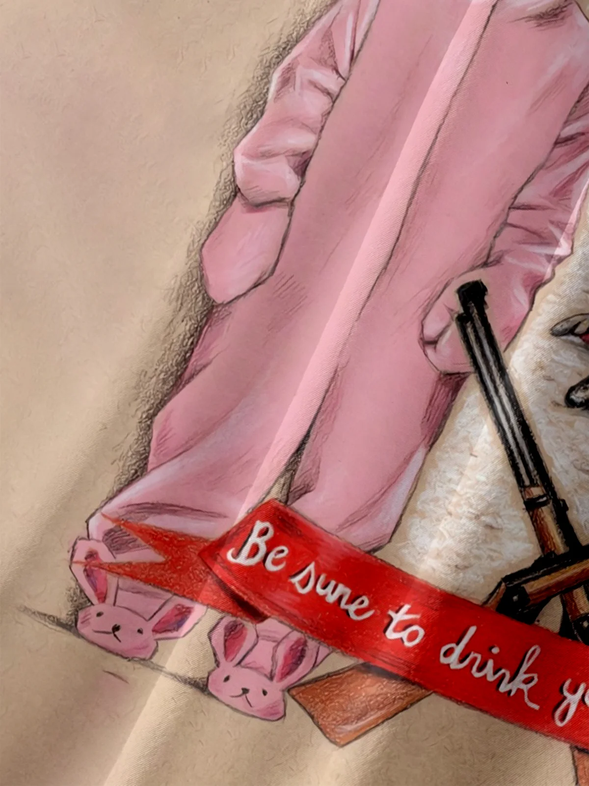 Moisture Wicking Christmas Story Leg Lights Red Air Gun Chest Pocket Hawaiian Shirt