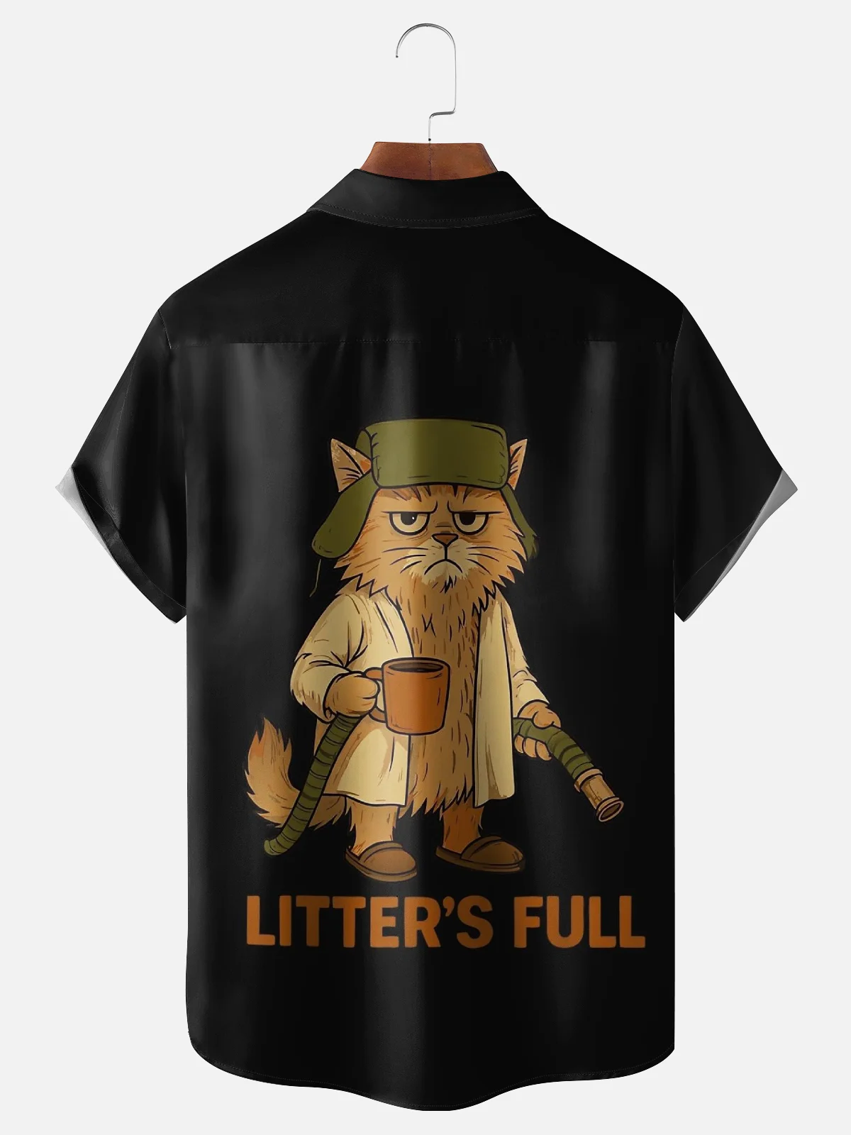 Moisture-wicking Christmas Litter‘s Full Chest Pocket Holiday Shirt