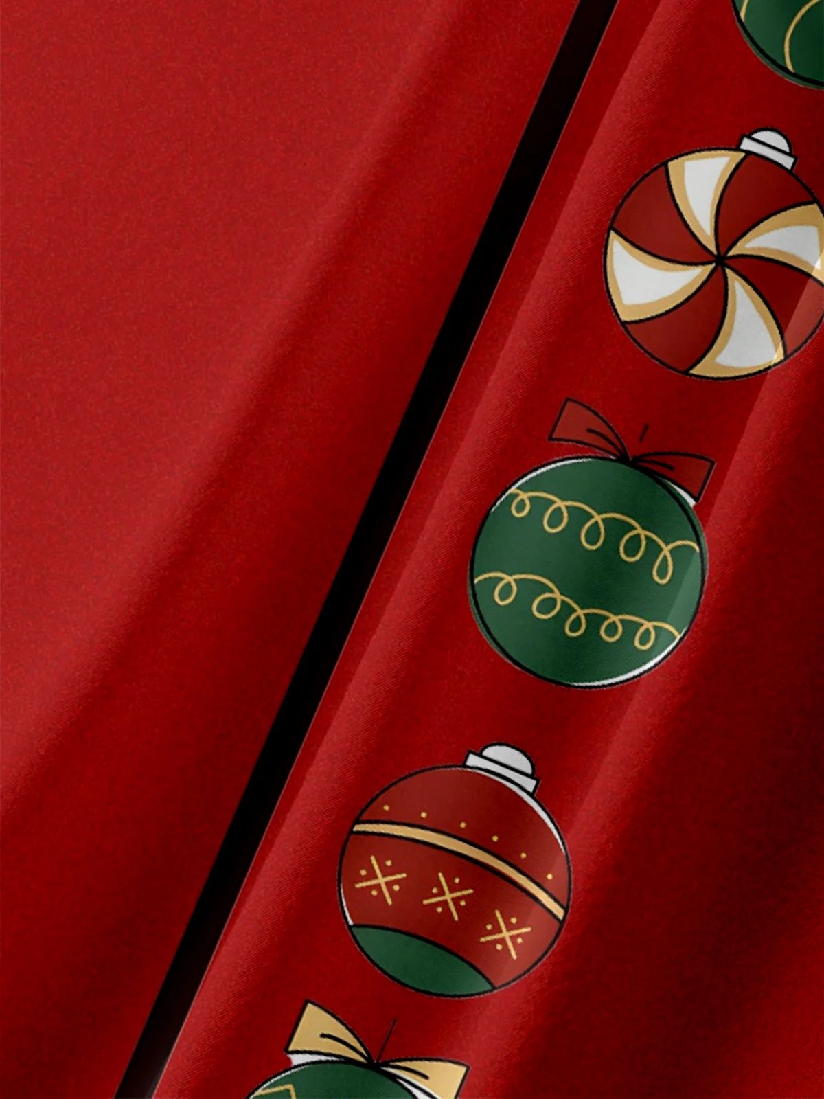 Moisture-wicking Christmas Koala Santa Hat Chest Pocket Bowling Shirt