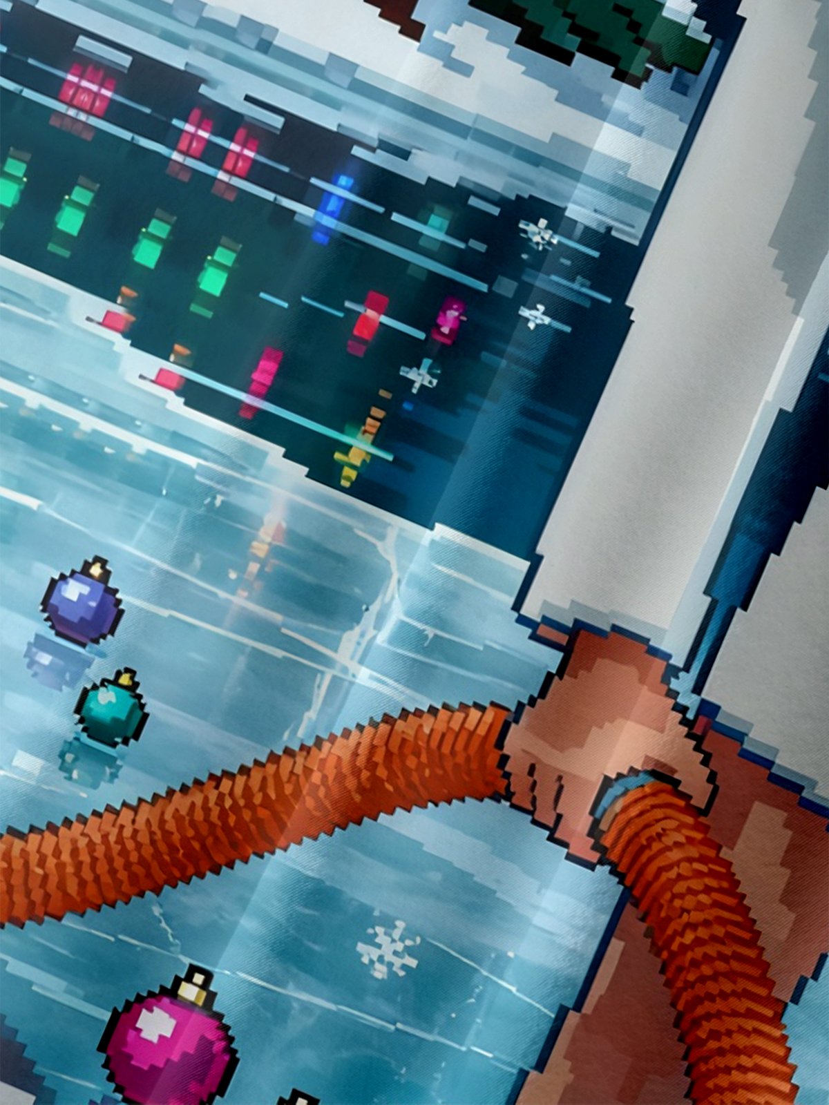 Moisture-wicking Christmas Fun Griswold Chest Pocket Casual Shirt