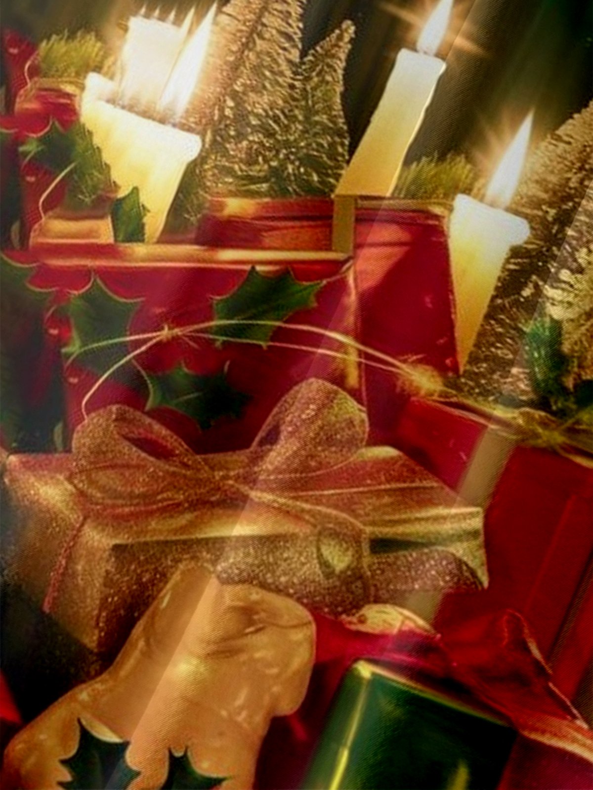 Moisture-wicking Merry Christmas Tree Gifts Chest Pocket Casual Shirt