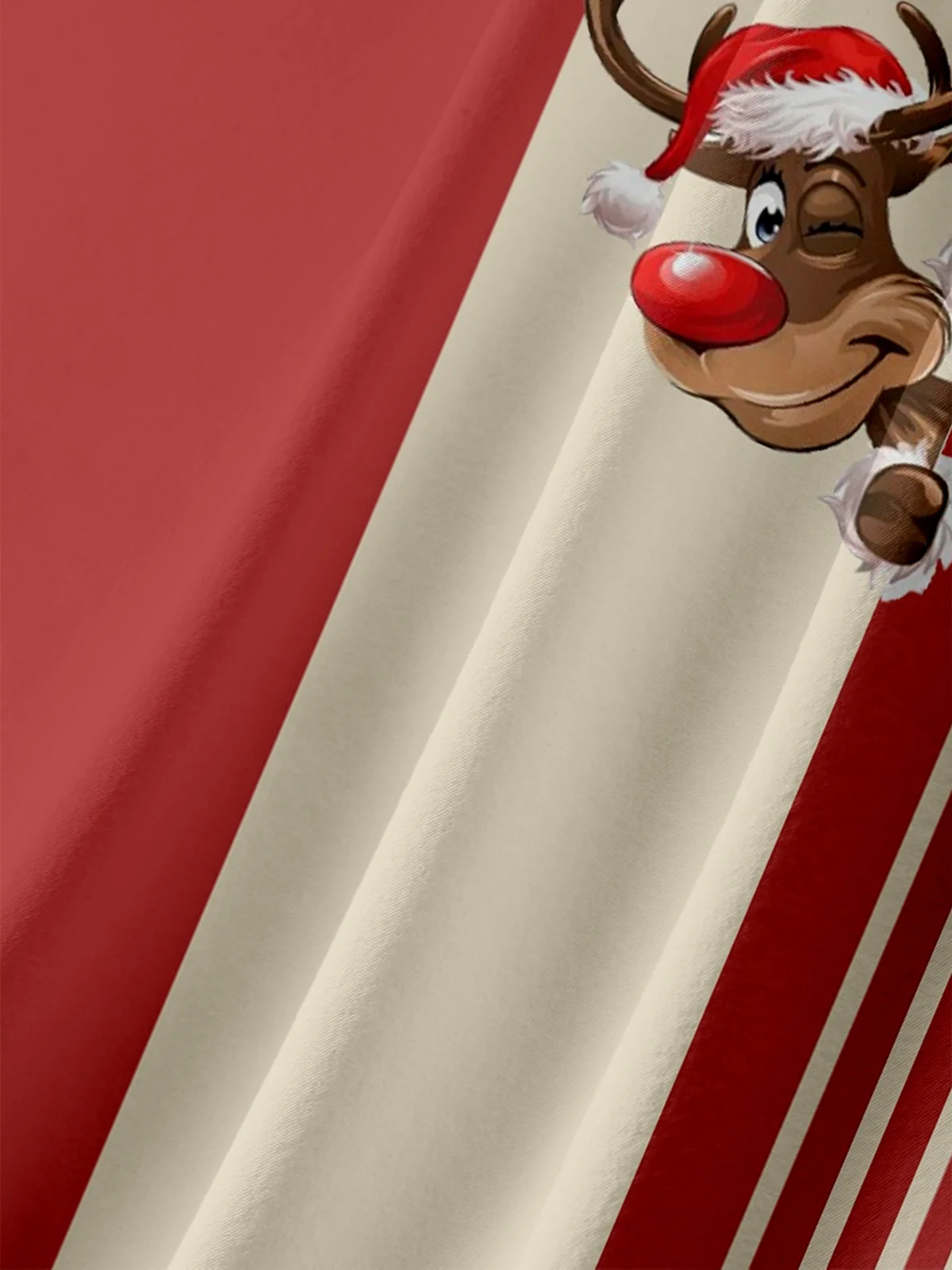 Moisture Wicking Merry Christmas Singer Chest Pocket Bowling Shirt