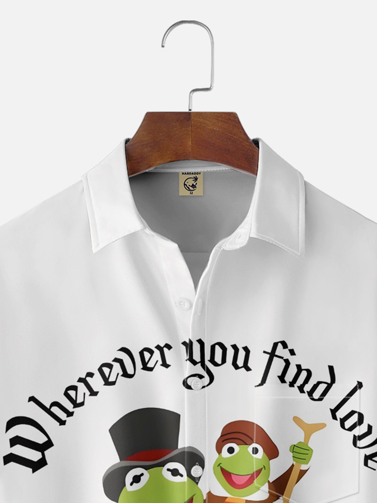 Moisture-wicking Wherever You Find Love It Feels Like Christmas Chest Pocket Holiday Shirt