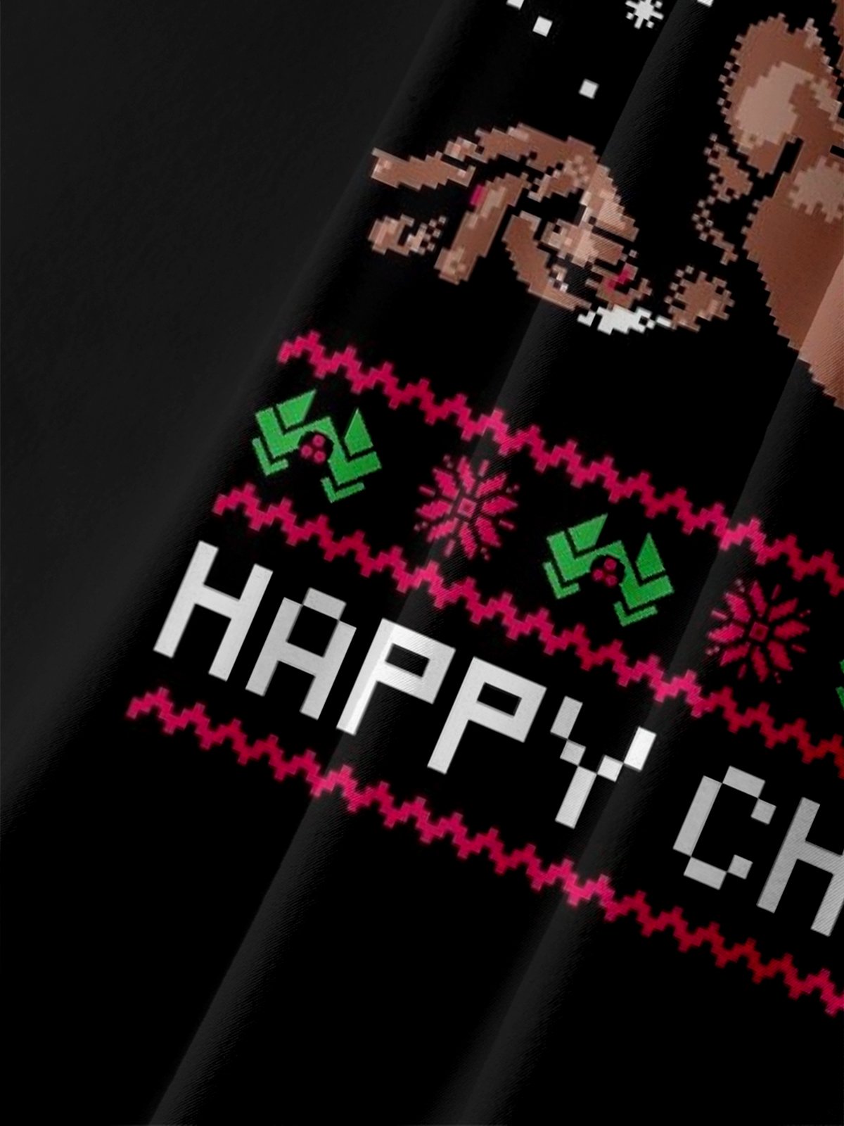 Moisture-wicking Christmas Yippee Ki Yay Chest Pocket Holiday Shirt