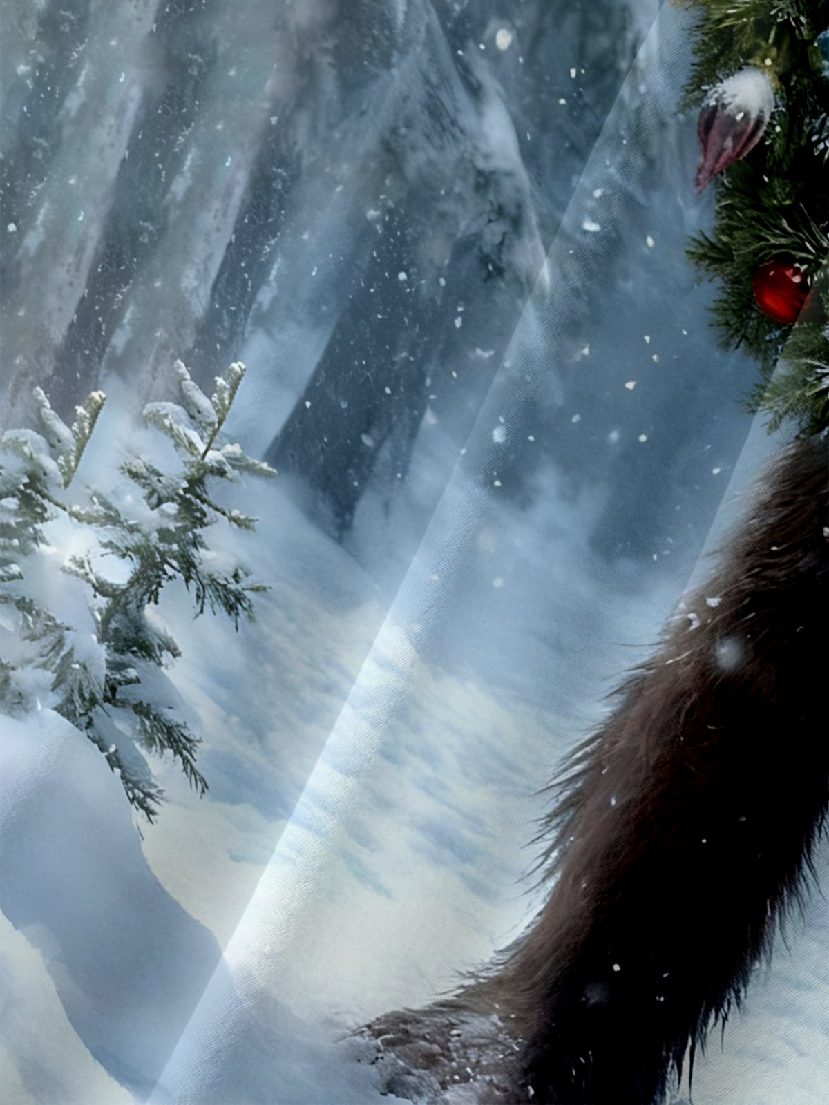 Moisture-wicking Christmas Fun Bigfoot Chest Pocket Casual Shirt