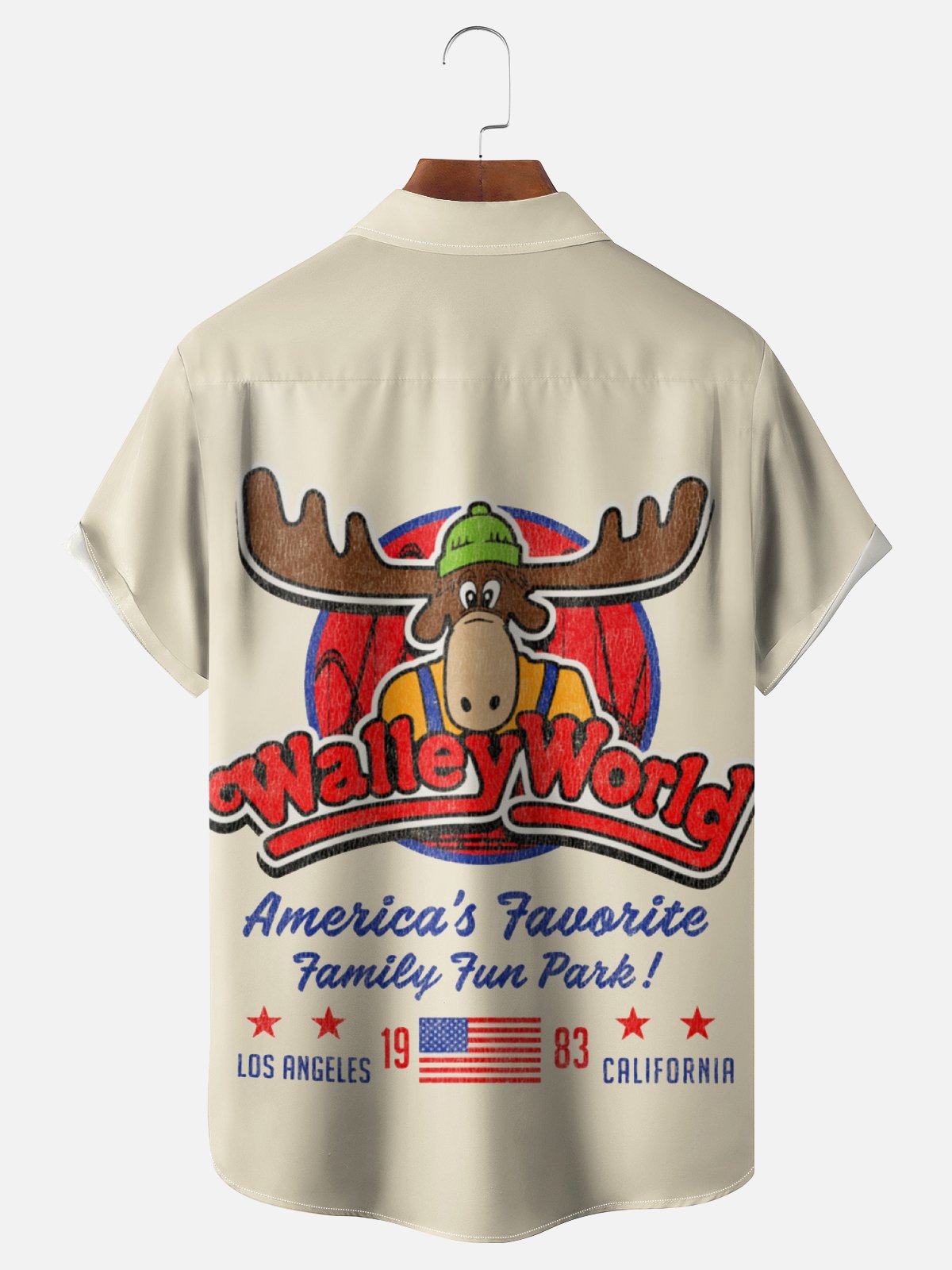 Moisture Wicking Merry Christmas Walley Worlg Chest Pocket Hawaiian Shirt