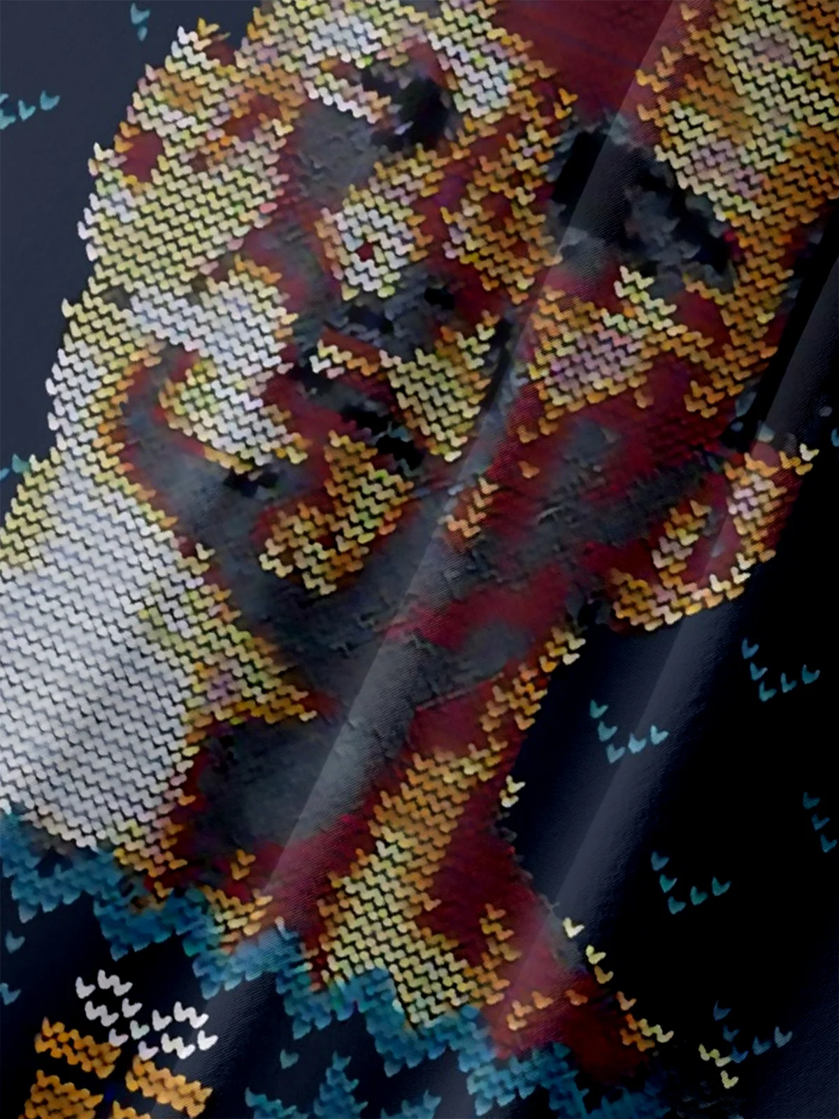 Big Size Moisture-wicking Christmas "GRISWOLD" Funny Ugly Chest Pocket Casual Shirt