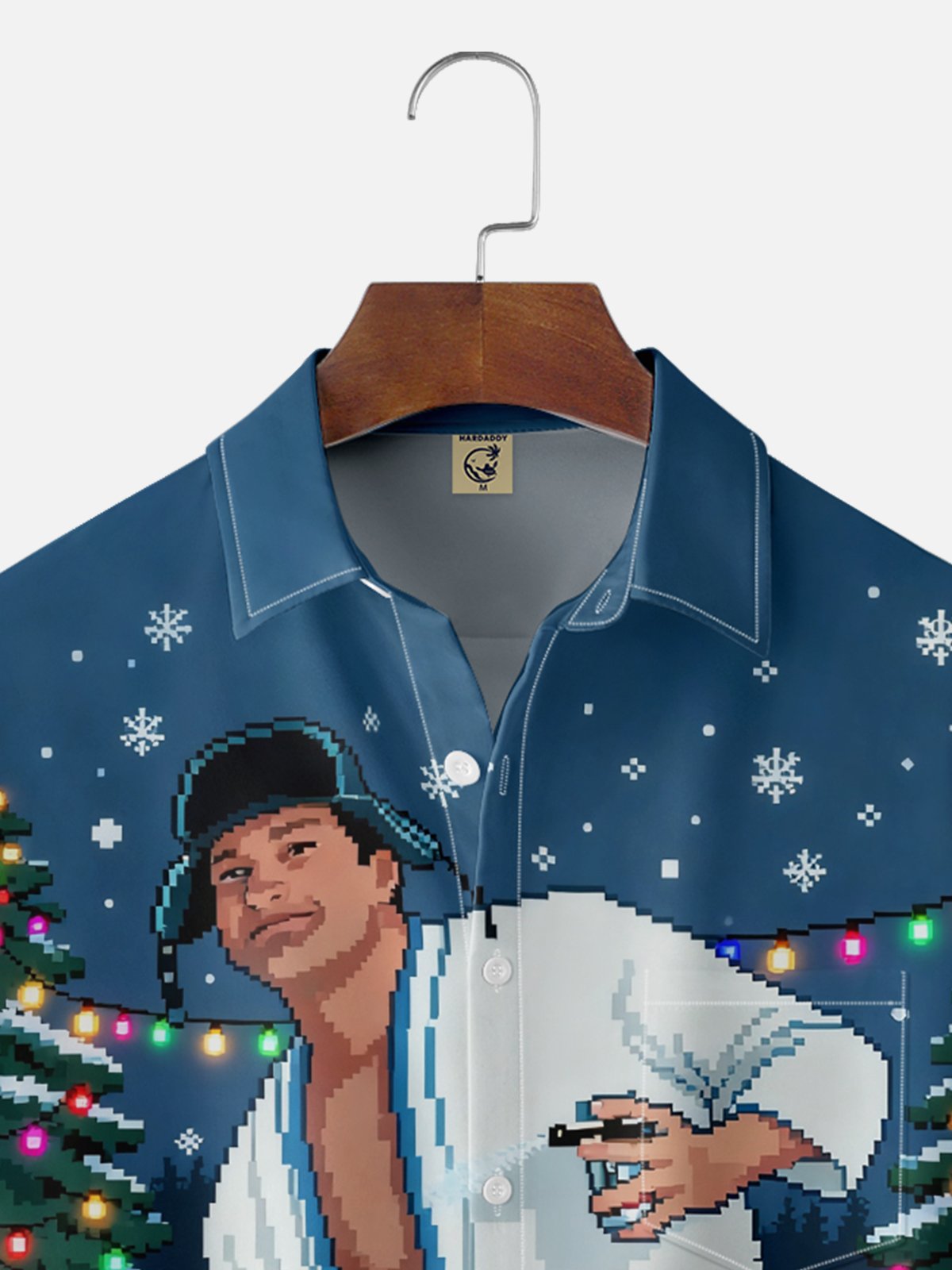 Moisture-wicking Christmas Fun Griswold Chest Pocket Casual Shirt