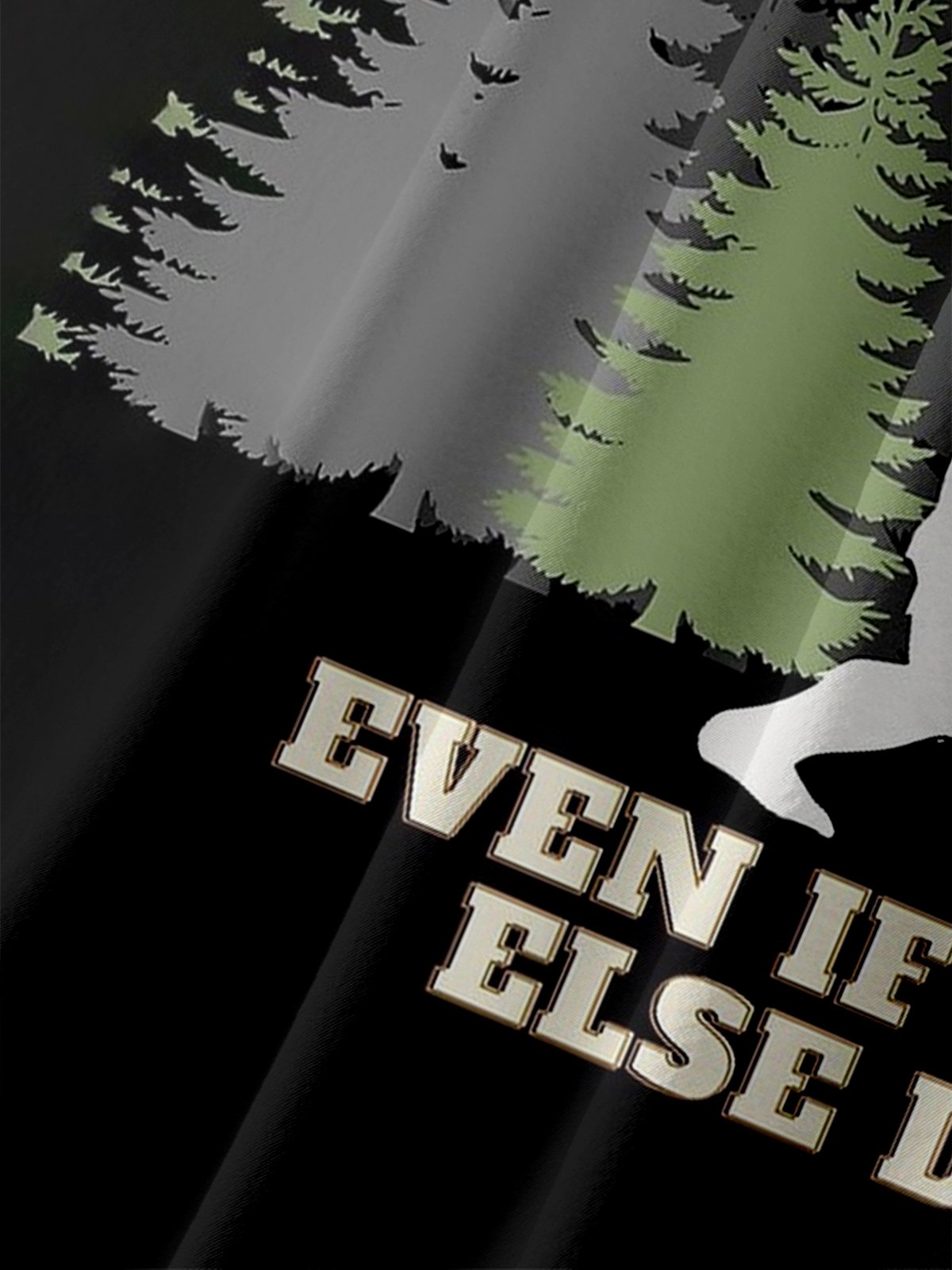 Moisture-wicking Believe In Yourself Even If No One Else Does Bigfoot Chest Pocket Hawaiian Shirt