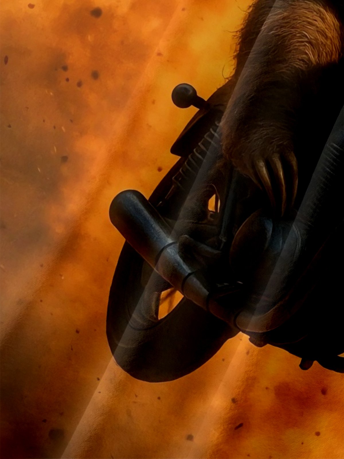 Moisture Wicking Fun Sloth Retro Motorcycle Chest Pocket Holiday Hawaiian Shirt