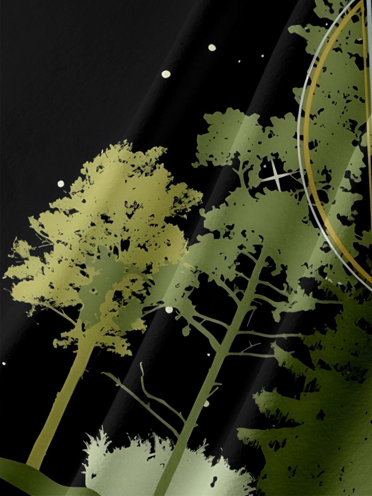 Moisture-wicking Believe UFO Bigfoot Chest Pocket Hawaiian Shirt