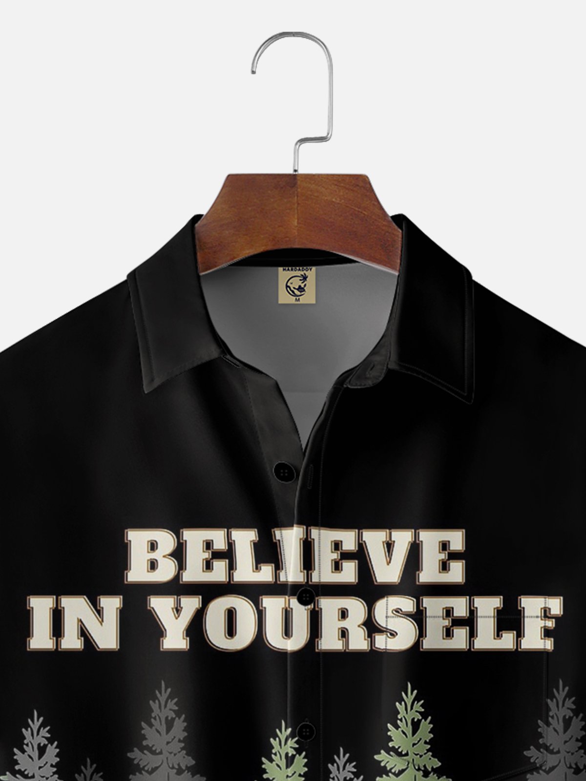 Moisture-wicking Believe In Yourself Even If No One Else Does Bigfoot Chest Pocket Hawaiian Shirt