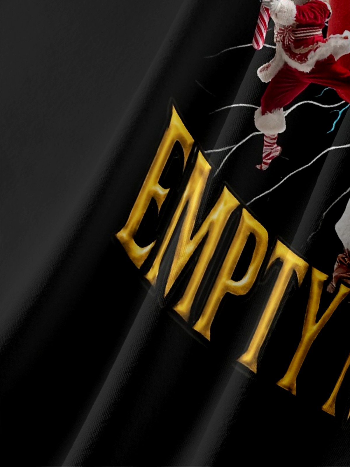 Moisture-wicking Christmas Santa Claus Chest Pocket Casual Shirt