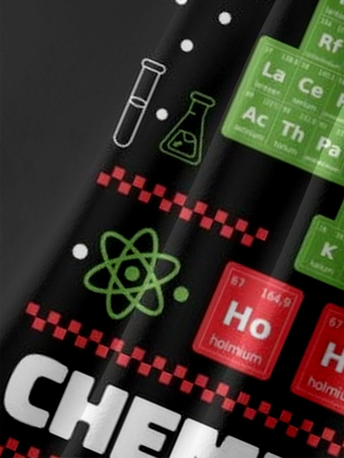 Moisture-wicking Christmas Chemis-tree Chest Pocket Holiday Shirt