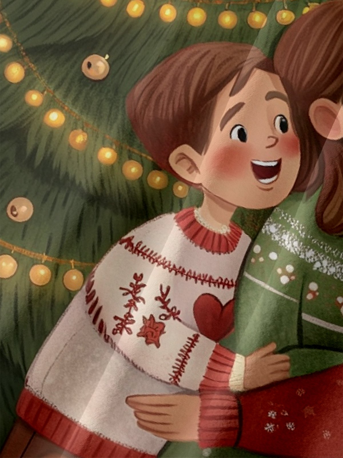 Moisture-wicking Christmas Family Fun Tree Chest Pocket Casual Shirt