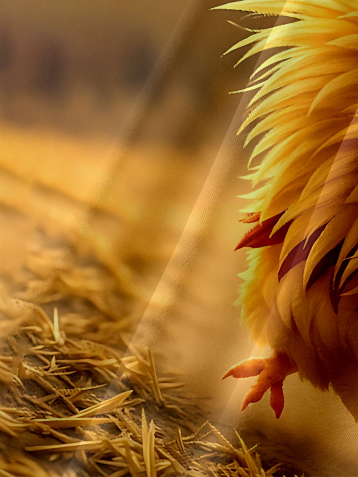 Moisture Wicking Fun Chicken Chest Pocket Holiday Shirt