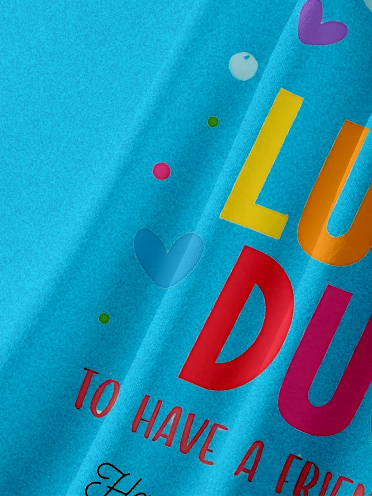 Moisture-wicking Valentine Lucky Duck Chest Pocket Casual Shirt