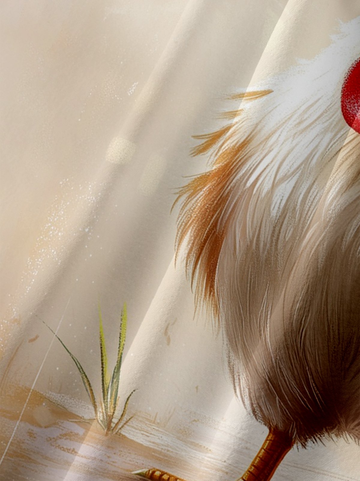 Moisture Wicking Funny Chicken Chest Pocket Holiday Shirt