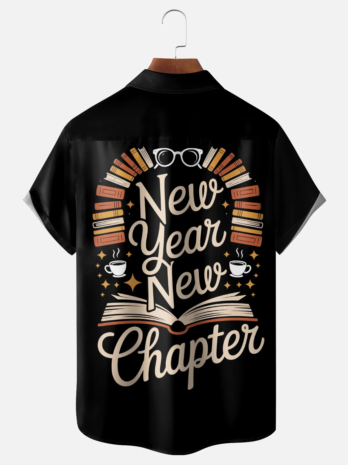 Moisture Wicking  New Year New Chapter Chest Pocket Holiday Shirt