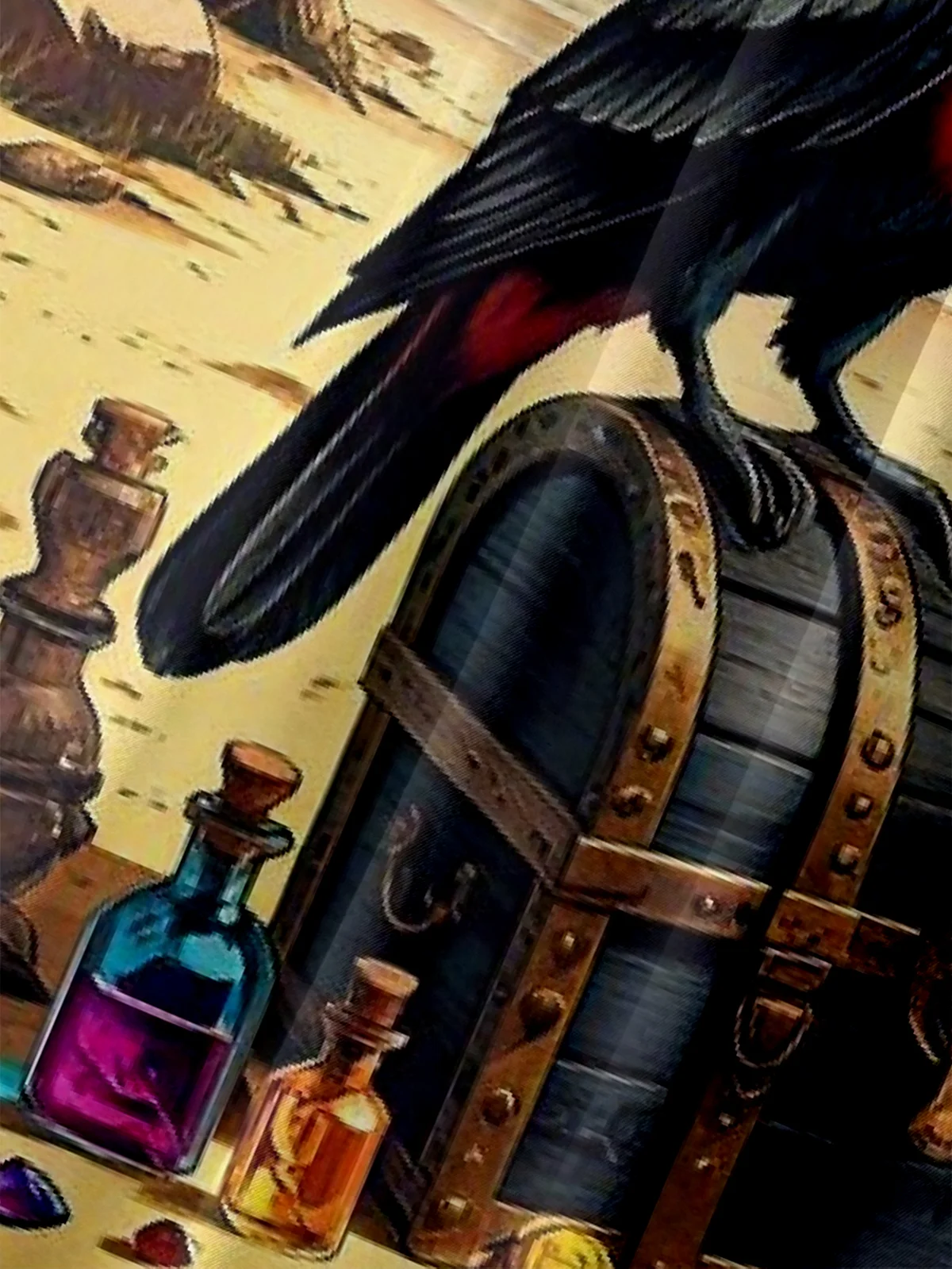 Moisture Wicking Sailboat Parrot Treasure Chest Pocket Holiday Shirt