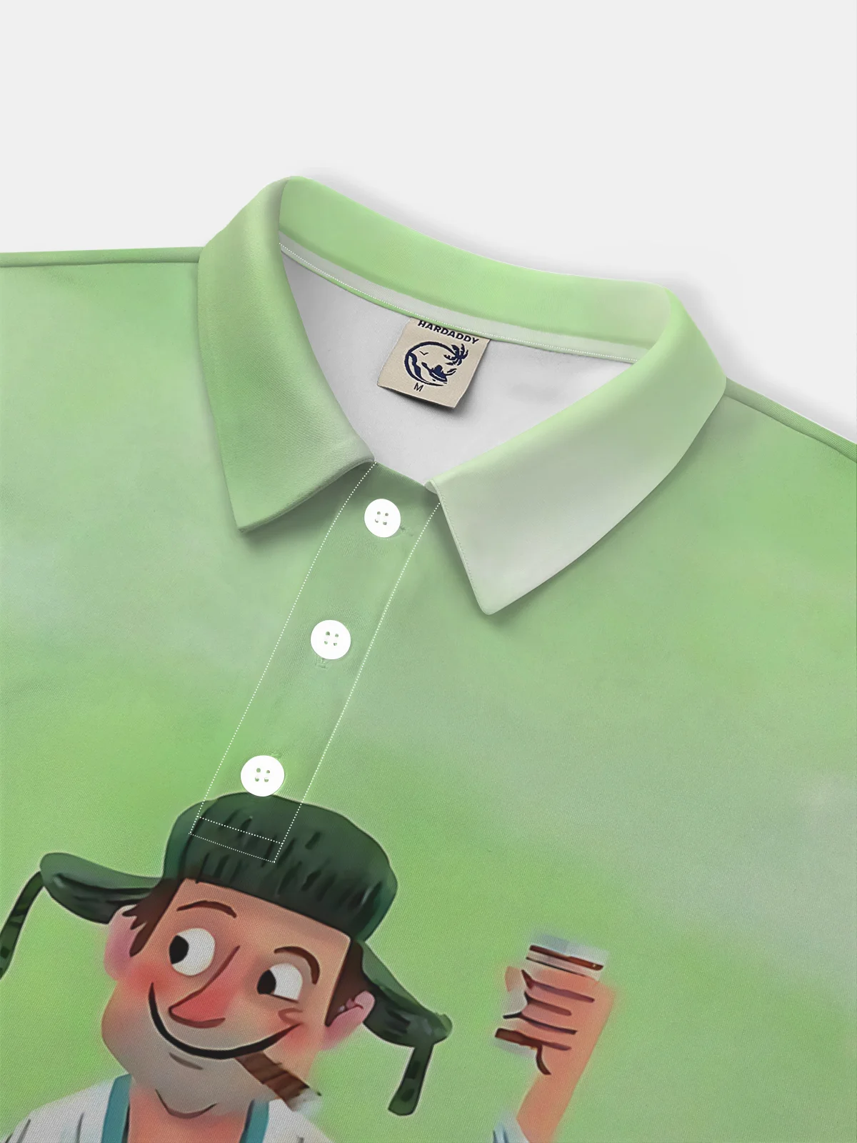 Moisture Wicking Crazy Christmas Vacation Eddie Long Sleeve Golf Polo